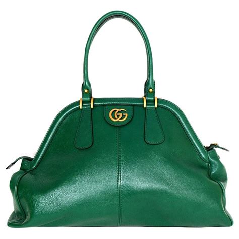 gucci garden eco bag|Gucci handbags in green leather.